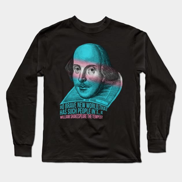 Shakespeare Transgender Pride Long Sleeve T-Shirt by shippingdragons